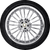 COASTAL MOTO - PKG-ATL185CH-24ABST - Atlantic Rear Wheel - Chrome (18") | Dunlop AE Tire (180/55B18))