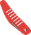 D'COR VISUALS - 30-65-002 - Seat Cover - Red/White - MC '21-'24