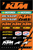 D'COR VISUALS - 40-30-102 - Decal Sheet - KTM Racing