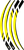 D'COR VISUALS - 40-80-219 - Rim Decal - Yellow