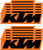 D'COR VISUALS - 40-30-107 - KTM Decal - 6" - 10 Pack