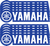 D'COR VISUALS - 40-50-107 - Yamaha Decal - 6" - 10 Pack