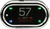 DAKOTA DIGITAL - MLX-5400 - Handle Bar Mount Speedometer - With Signals - Oval - Chrome