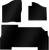 DEI - 902414 - Floor Mat Set - 3 Piece - Polaris - Xpedition 4 Door
