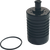 DK CUSTOM PRODUCTS - DK-4ST-CC-BLK - Catch Can for External Breather System - Black