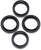 DRAG SPECIALTIES - 0407-0344 - Fork Seal/Dust Wiper Kit - 41 mm x 54.5 mm x 13 mm | 42 mm x 54 mm x 11 mm