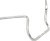 DRAG SPECIALTIES - 0601-2744 - 1-1/4" Buffalo Touring Handlebar - 13" - TBW - Chrome