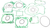 ATHENA - P400220850252 - Complete Gasket Kit - Husqvarna