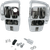 DRAG SPECIALTIES - 0616-0142 - Handlebar Switch Housing Kit - Radio - Chrome