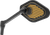 DRAG SPECIALTIES - 0640-1866 - Mirror - Adjustable - Diamond - Black/Gold - Short Stem - Left