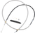 DRAG SPECIALTIES - 0652-2375 - High-Efficiency Braided Stainless Steel Clutch Cable - 78"