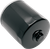 DRAG SPECIALTIES - 0712-0021 - Oil Filter with Nut - Black - Twin Cam/M8