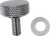 DRAG SPECIALTIES - 0820-0144 - Seat Knob - Smooth - Chrome - 1/4"-20