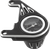 ARLEN NESS - 15-668 - Oil Pressure Gauge Kit - Deep Cut - Black