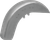 DRAG SPECIALTIES - 1401-0322 - Front Fender - Smooth - Raw
