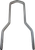 DRAG SPECIALTIES - 1501-0763 - Square Sissy Bar - Chrome - 10.14" H x 8.75" W