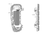 DRAG SPECIALTIES - 1621-1241 - Floorboards Designed by Gilles - Adjustable Width - Black
