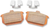 DRAG SPECIALTIES - 1721-1354 - Sintered Metal Brake Pads - Harley-Davidson