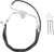 DRAG SPECIALTIES - 1741-2516 - Brake Line - Front - Black - +4" - FLH '96-'07