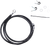 DRAG SPECIALTIES - 1741-2536 - Brake Line - Front - Black - +8" - XL
