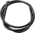 DRAG SPECIALTIES - 1741-2727 - Universal Brake Line - Black - 46"