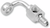 DRAG SPECIALTIES - 1742-0046 - Banjo Fitting - 3/8" x AN3 - 90 - Short