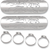DRAG SPECIALTIES - 1861-0102 - Flame Skull Heat Shields