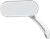DRAG SPECIALTIES - 1901-0026 - Mirror - Side View - Oval - Chrome - Each