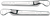 DRAG SPECIALTIES - 1925-6989 - Rear Fender Strut - Stock-Style - Chrome - XL - '94-'03