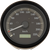 DRAG SPECIALTIES - 2210-0390 - 3-3/8" KPH Programmable Electronic Speedometer - Black Bezel - Black Face