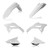ACERBIS - 2858911035 - Standard Replacement Body Kit - White/Black