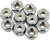 DRAG SPECIALTIES - DS-190523 - Nuts - Nylon - Chrome - 10-32