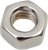 DRAG SPECIALTIES - DS-190659 - Nut - Hex - 5/16"-18 - Chrome