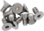 DRAG SPECIALTIES - DS192358 - Bolts - Flat-Head - Chrome - 1/4"-20 x 5/8"