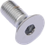 DRAG SPECIALTIES - DS192369 - Bolts - Flat-Head - Chrome - 5/16"-24 x 1"