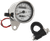 DRAG SPECIALTIES - DS-243836 - 2.4" MPH Mini LED Mechanical Speedometer/Indicators/Trip - Chrome Housing - White Face - 2:1