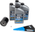 DRAG SPECIALTIES OIL - 3601-1040 - Full Synthetic Oil Change Kit - 20W50 - Twin Cam - Black Filter