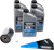 DRAG SPECIALTIES OIL - 3601-1041 - Full Synthetic Oil Change Kit - 20W50 - M8 - Chrome Filter