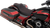 DRAG SPECIALTIES SEATS - 0801-1262 - Predator III Seat - Extended Reach - Double Diamond - Red Stitched - FL '08-'23