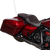 DRAG SPECIALTIES SEATS - 0801-1484 - Freedom Seat - Vinyl - Double Diamond Red Stitch - FLH '09-'23
