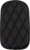DRAG SPECIALTIES SEATS - 0801-1957 - Rear Solo Seat - Wide - Double Diamond - Black Stitch - FLH/FLT '97-'23