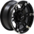 AMS - 4734-031AB - Wheel - Roll'n 104 - Front/Rear - Machined Black - 14x7 - 4/156 - 4+3