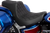 DRAG SPECIALTIES SEATS - 0802-1491 - Predator III 2-Up Seat - Vinyl - Double Diamond - Black Stitching - FL/FX '18-'24