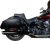 DRAG SPECIALTIES SEATS - 0802-1491 - Predator III 2-Up Seat - Vinyl - Double Diamond - Black Stitching - FL/FX '18-'24