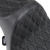 DRAG SPECIALTIES SEATS - 0804-0735 - Predator III Seat - Double Diamond - Silver Stitching - XL '04-'22