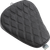 DRAG SPECIALTIES SEATS - 0804-0740 - Bobber Solo Seat - Double Diamond - Silver Stitch - '10-'22 XL