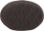 DRAG SPECIALTIES SEATS - 0822-0430 - Oval Sissy Bar Pad - Double Diamond - Red Stitch - FL '99-'22