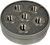 DRIVEN RACING - DSN-TN - Sprocket Nuts - Titanium - 6 Pack