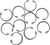 EASTERN MOTORCYCLE PARTS - A-37907-84 - Snap Rings - Press Plate - For 5-Speed
