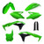 ACERBIS - 2685826812 - Full Body Kit - '20 OEM Green/White/Black - Kawasaki - KX '18-'20